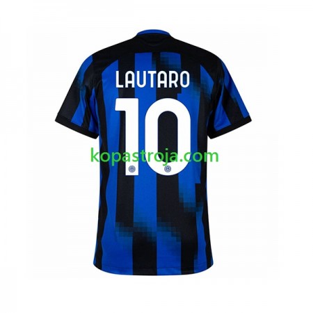 Billiga Fotbollströjor Inter Milan Lautaro Martinez 10 Hemma tröja 2023/24 Kortärmad